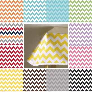 Laminated Cotton Oilcloth Tablecloth 40 square or round