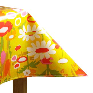 Laminated Cotton Oilcloth Tablecloth Keely print by Alexander