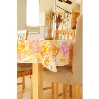 Laminated Cotton Tablecloth Saturday Floral