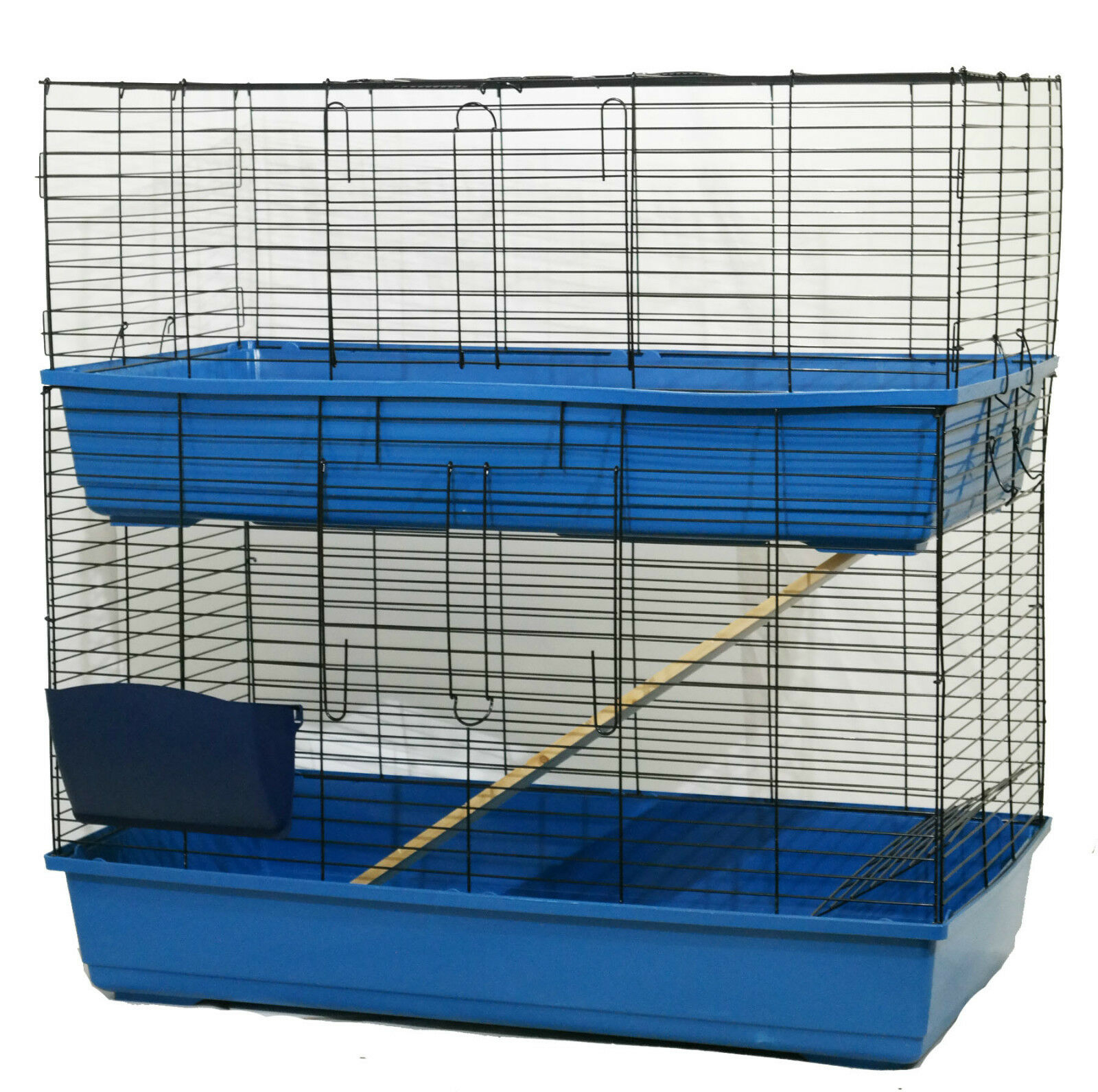 LARGE INDOOR RABBIT GUINEA PIG CAGE INDOOR HUTCH RUN ...