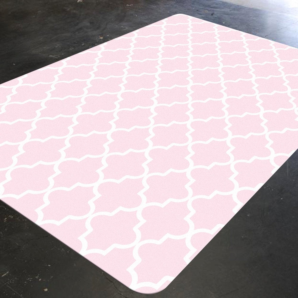 Light Pink Rug Pink Nursery Rug Pink Decor Pink Rug