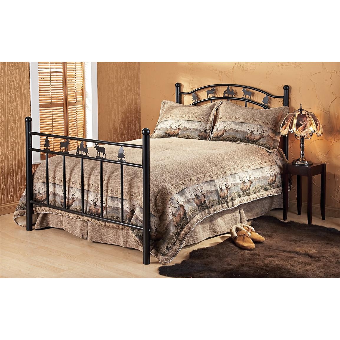 Lodge Bed Headboard / Footboard - 121374, Bedroom Sets at