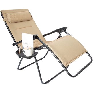 Oversized Zero Gravity Chair Visualhunt, Oversized Zero Gravity Chair With Cup Holder
