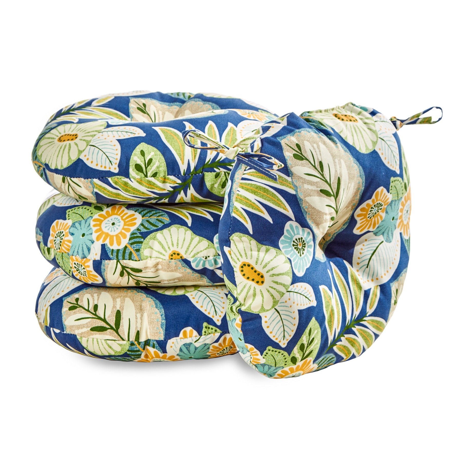 Marlow Floral Indoor/Outdoor Dining Chair Cushion (Set of 4)