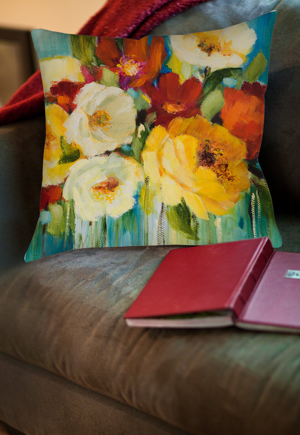 Marya Printed Throw Pillow