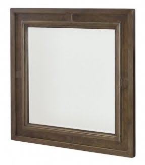 Medfield Square Wood Framed Wall Mirror