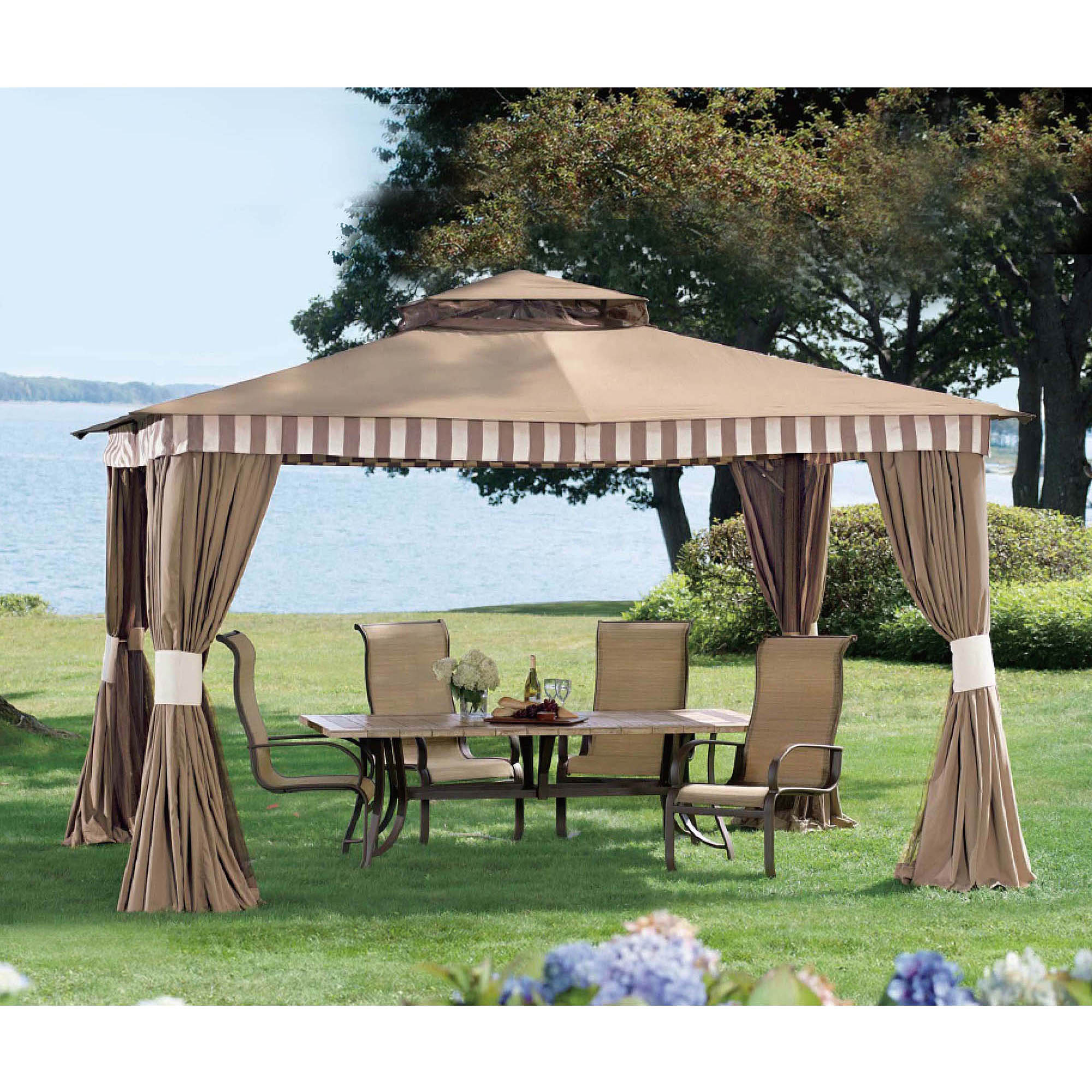 Gazebo With Mosquito Netting - VisualHunt