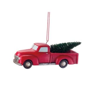 Midwest CBK 4 Inch Pickup Truck With Tree Ornament