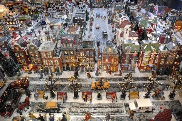Model collection turns garage into winter wonderland ...