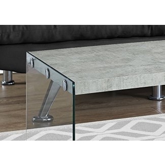 Monarch Specialties, Coffee Table, Tempered Glass
