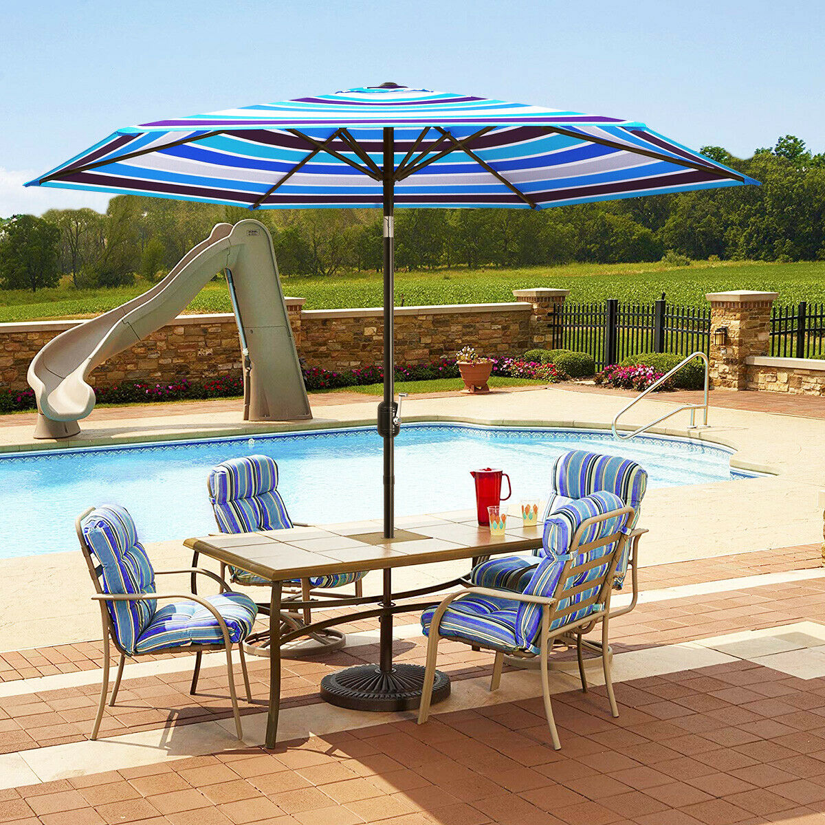 50 Wind Resistant Patio Umbrella You Ll Love In 2020 Visual Hunt