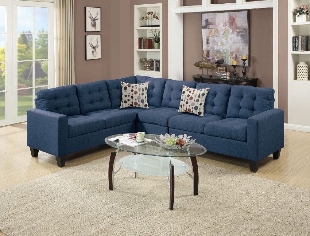 Navy Blue Sectional Couch - VisualHunt