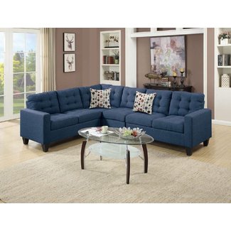 Navy Blue Sectional Couch - VisualHunt