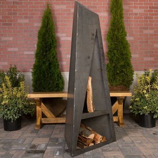 Night Torch Steel Wood Burning Outdoor fireplace