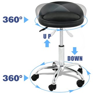 Vanity Chair With Wheels Visualhunt, Adjustable Vanity Stool
