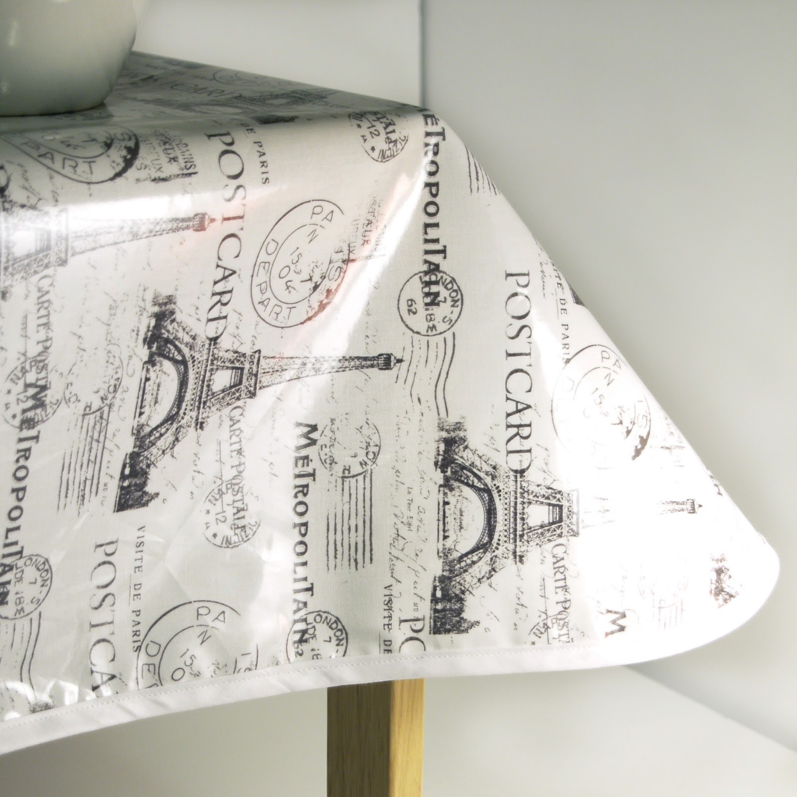 Oilcloth tablecloth Laminated Cotton by compelledtocraft ...