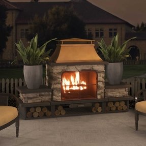 50 Outdoor Wood Burning Fireplace You Ll Love In 2020 Visual Hunt