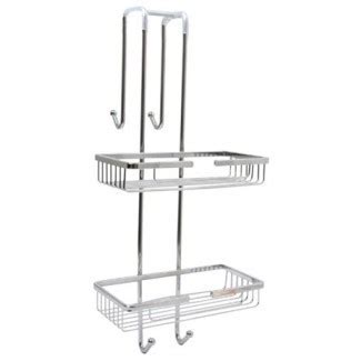 Over the Door Chrome Shower Caddy - Shower Caddies -