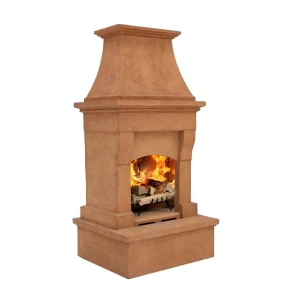 Outdoor Wood Burning Fireplace - VisualHunt