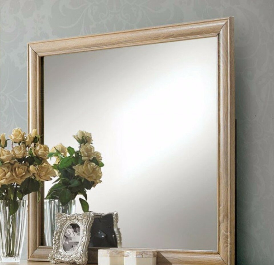 Oyola Wooden Framed Accent Mirror