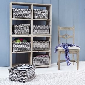 cube storage shelves with baskets