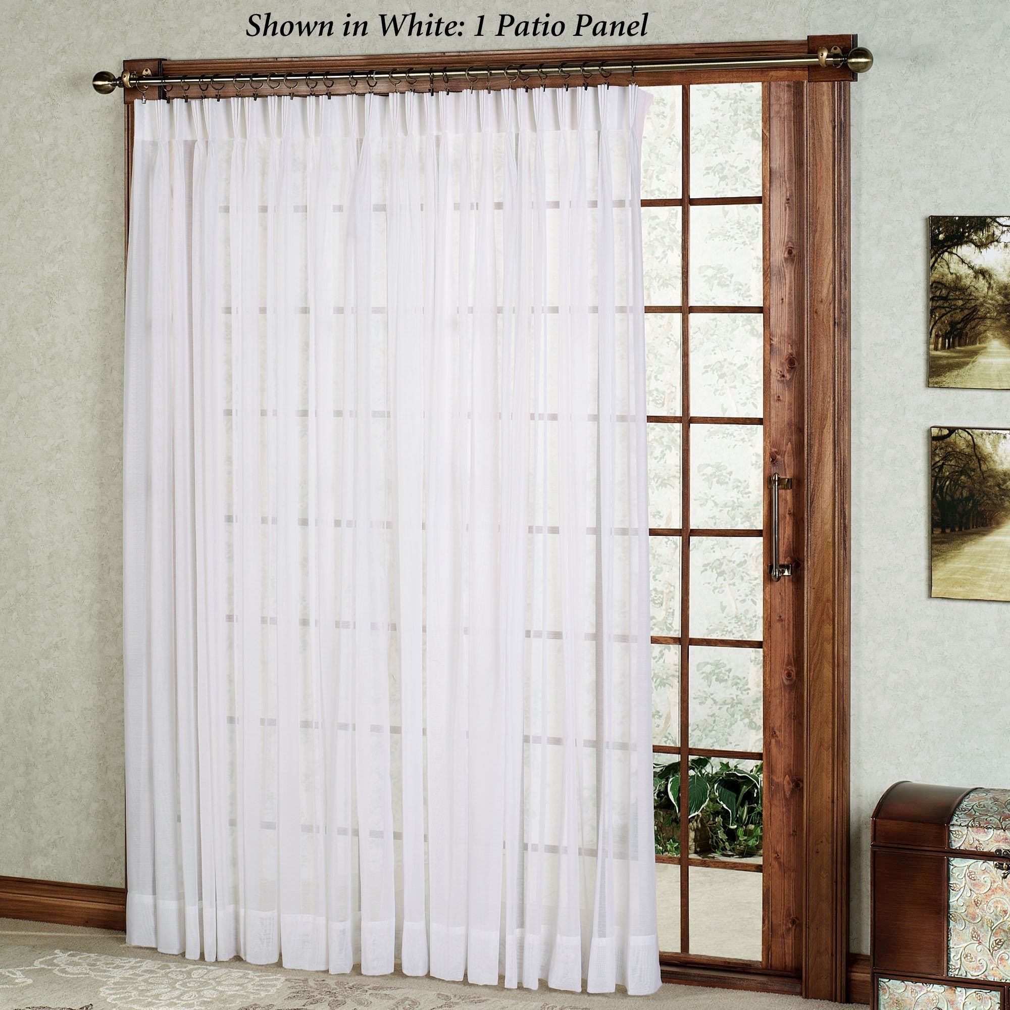 Curtains For Patio Doors Visualhunt, 3 Panel Sliding Patio Door Curtains