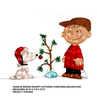 peanuts christmas decorations outdoor |