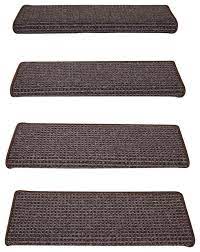 Peel and Stick Non-Skid Bullnose Carpet Stair Treads ...