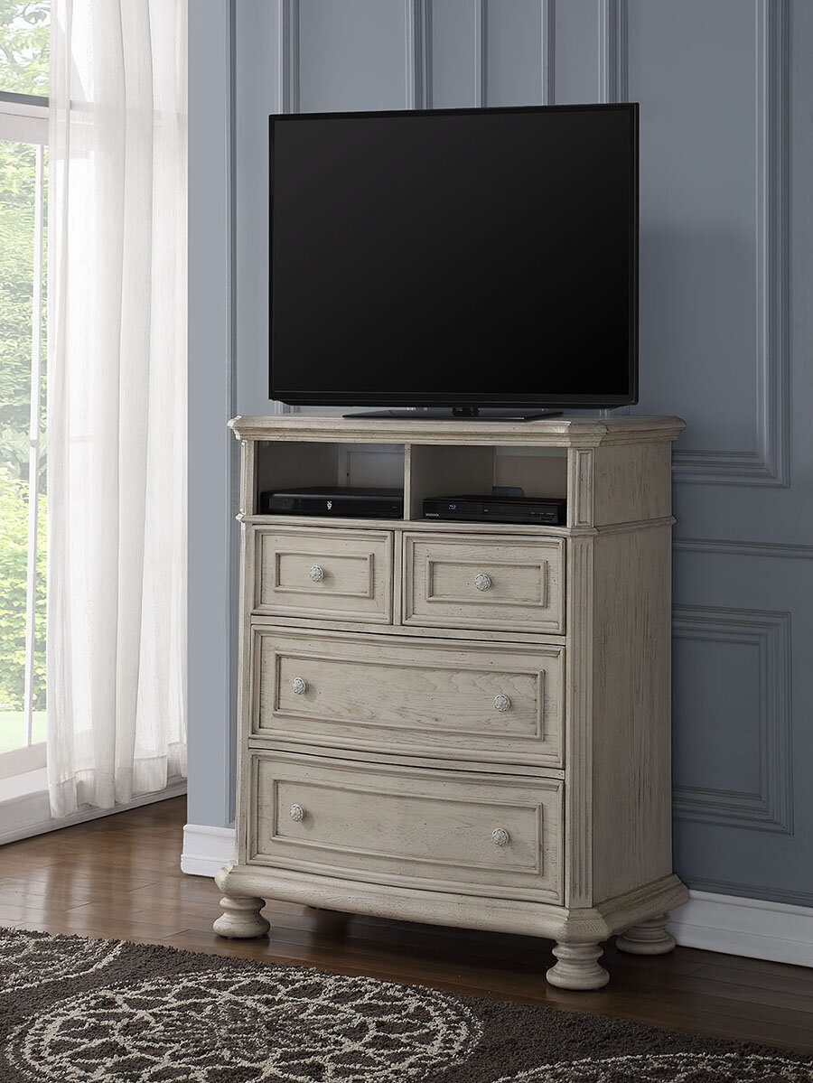 Piland 4 Drawer Media Chest
