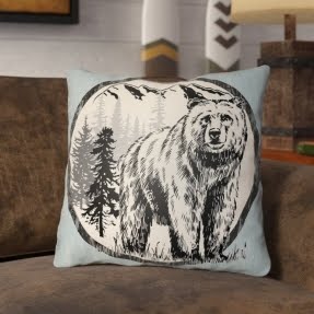 Pitre Bear Throw Pillow