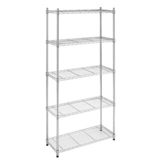 Quantum Storage 1260C Extra Shelf for 12 Deep Wire Shelves, Chrome Finish,  600 lb. Load Capacity, 1 Height x 60 Width x 12 Depth