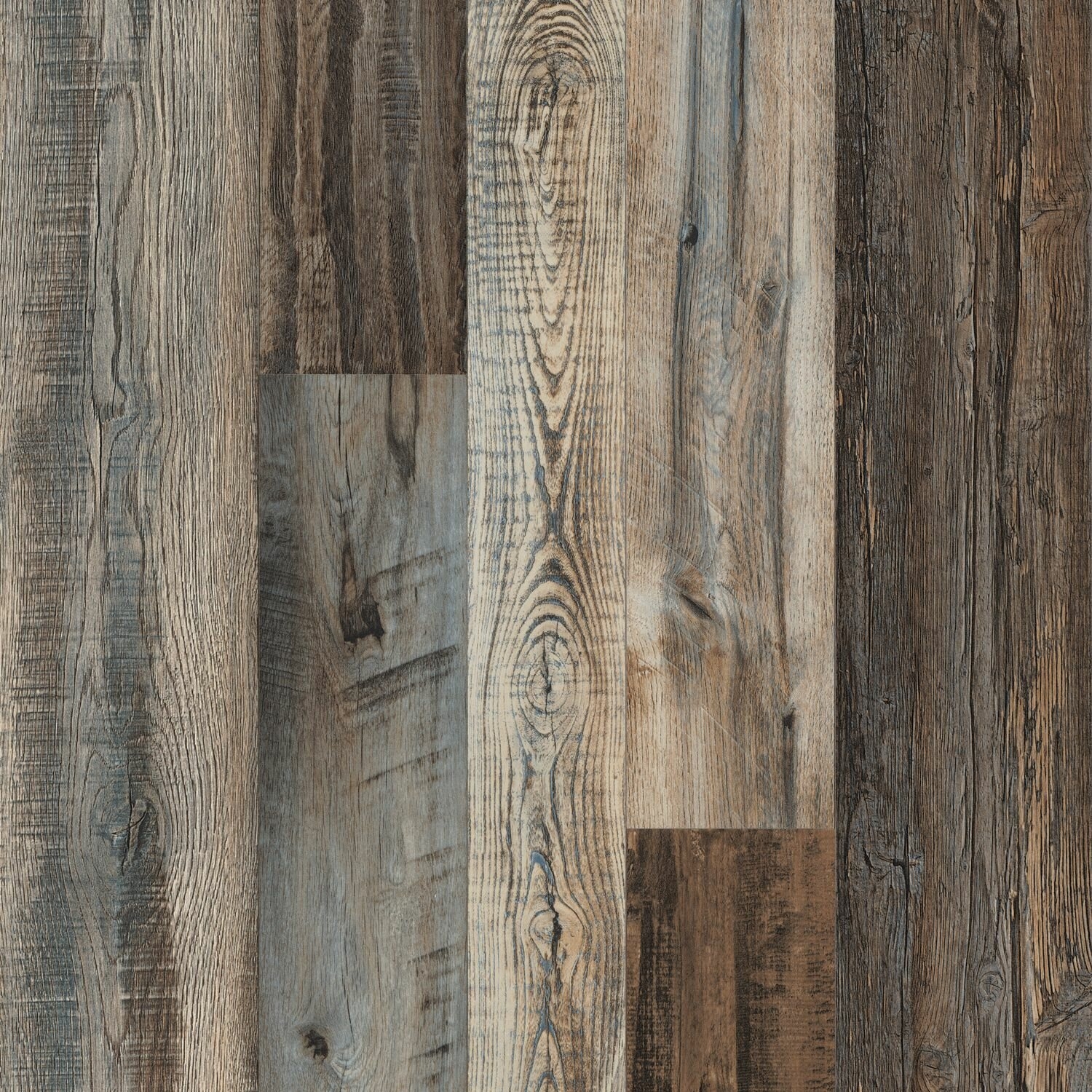 Pryzm Elements of Heritage 4.3" x 47.56" x 6.5mm Mixed SPC Luxury Vinyl Plank in Vintage Brown