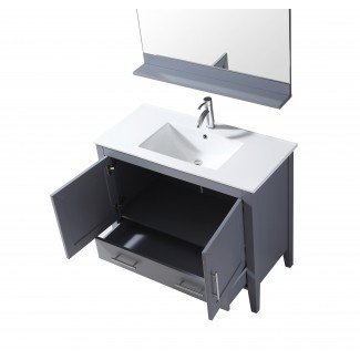 Quartz 40 Inch Grey Vanity | AK Trading Home Options