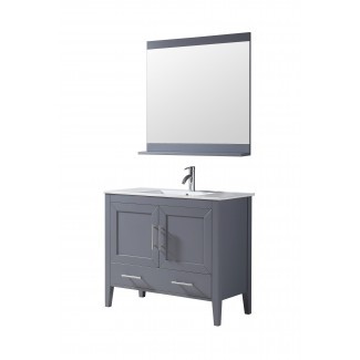 Quartz 40 Inch Grey Vanity | AK Trading Home Options