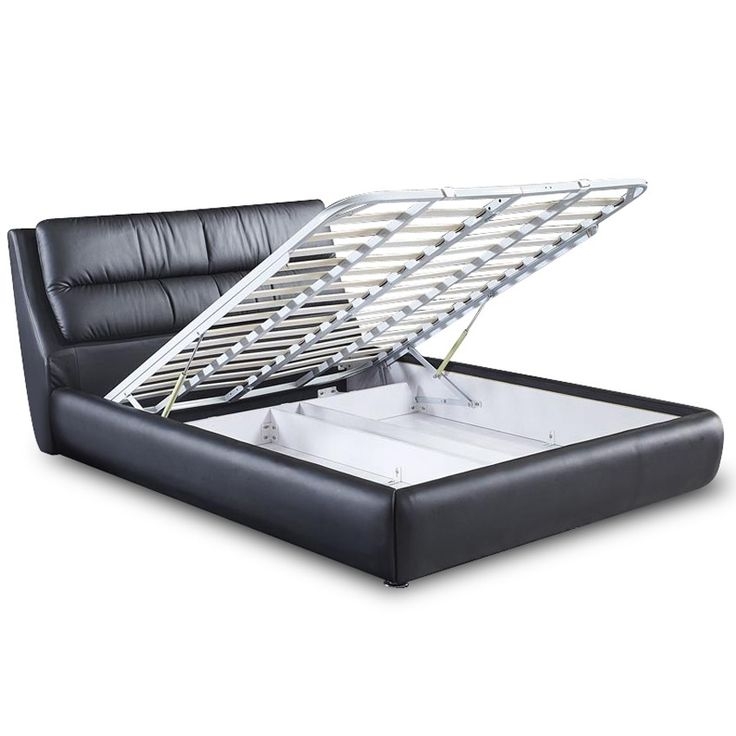 Queen or King Bed with Lift Up Storage