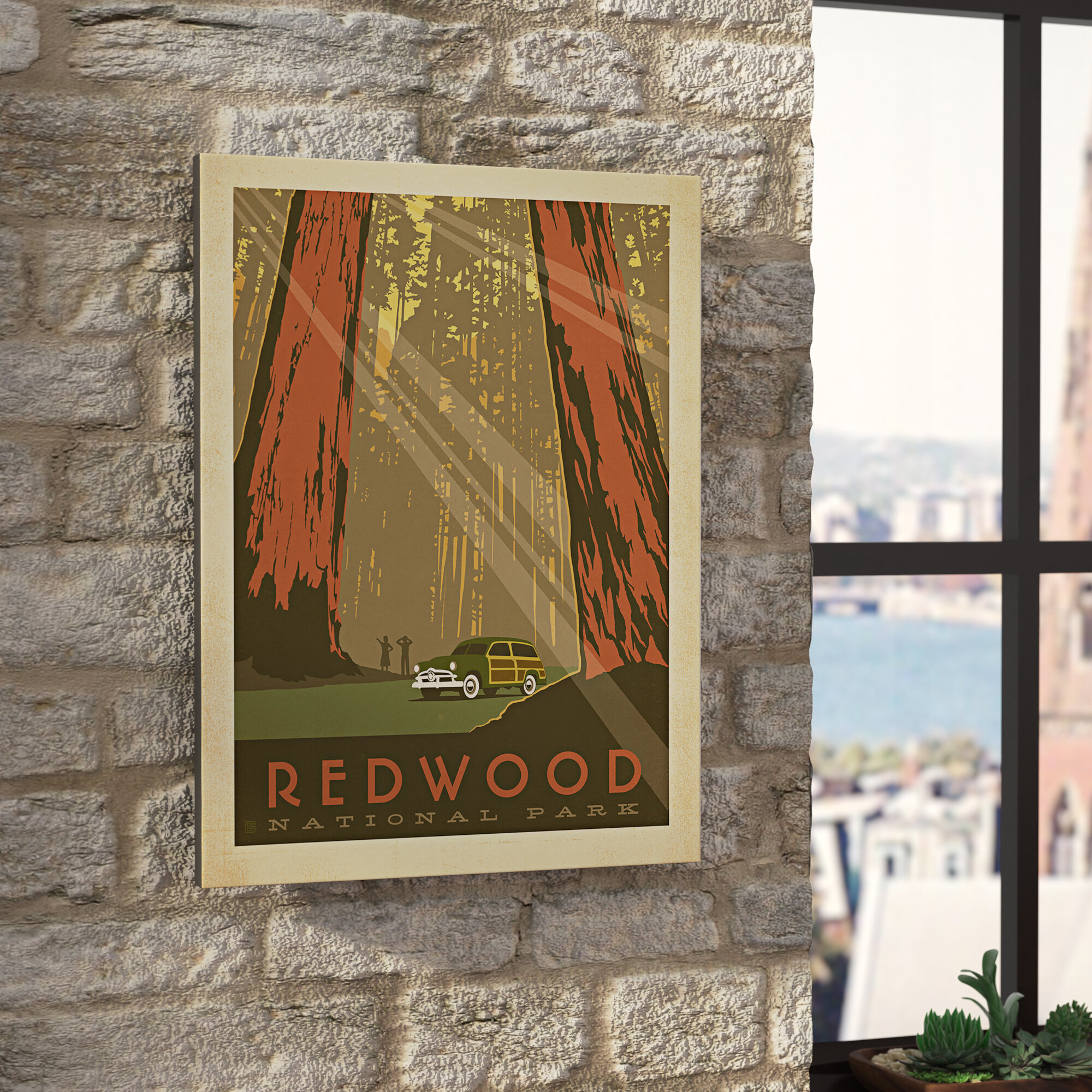 Redwood National Park Vintage Advertisement