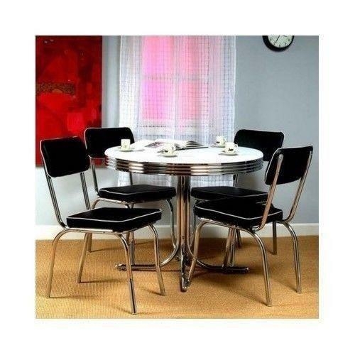 Retro Kitchen Table And Chairs You Ll, Retro Round Dining Table And Chairs