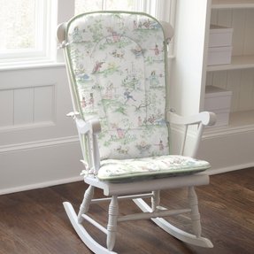 rocking chair cushions for baby girl nursery