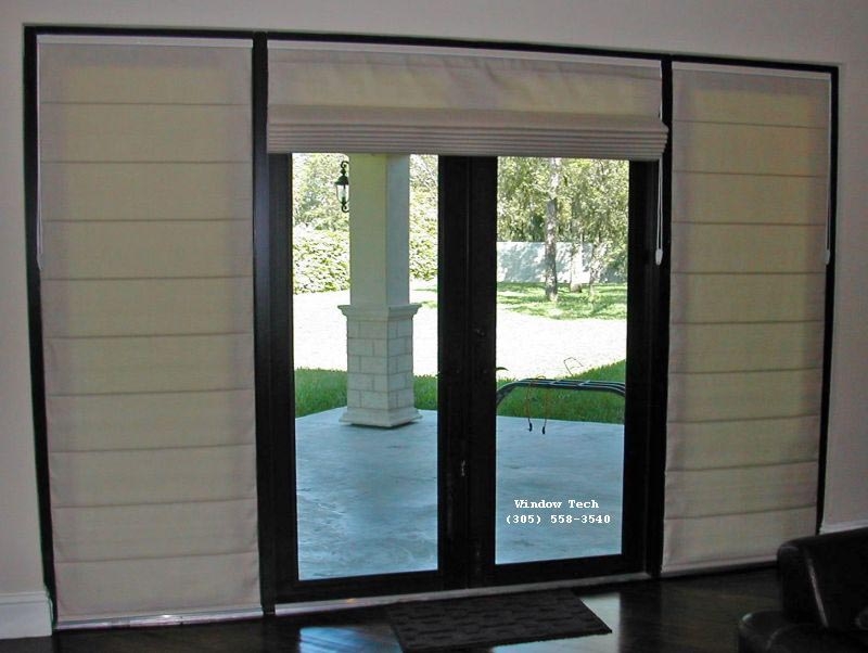 Roman Shades For Doors You Ll Love In, Roman Shades For Sliding Glass Doors