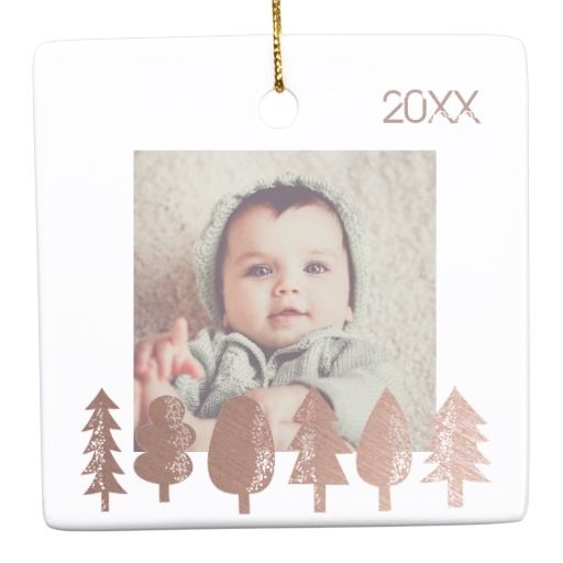 Rose Gold Ornaments & Keepsake Ornaments | Zazzle
