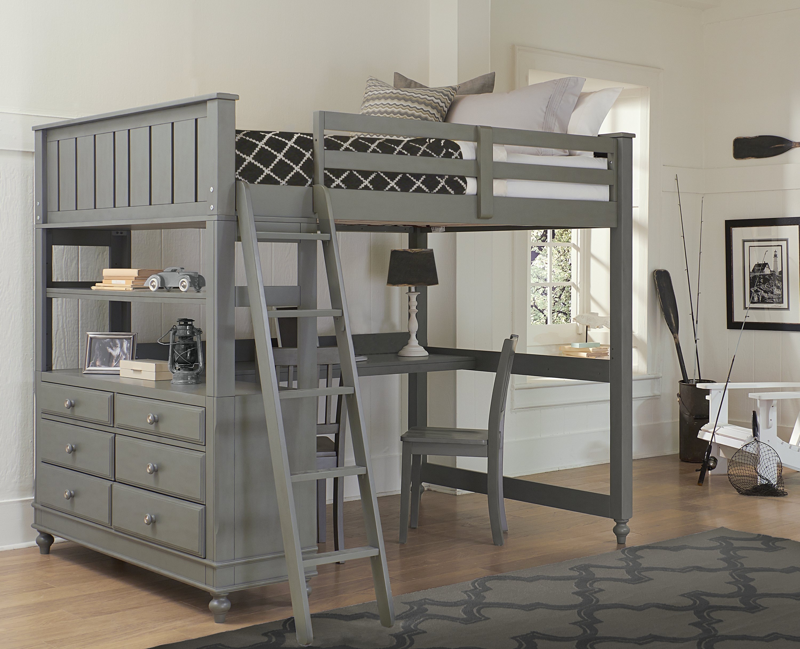 Bunk Beds With Dressers Visualhunt, Bunk Bed Desk Combination