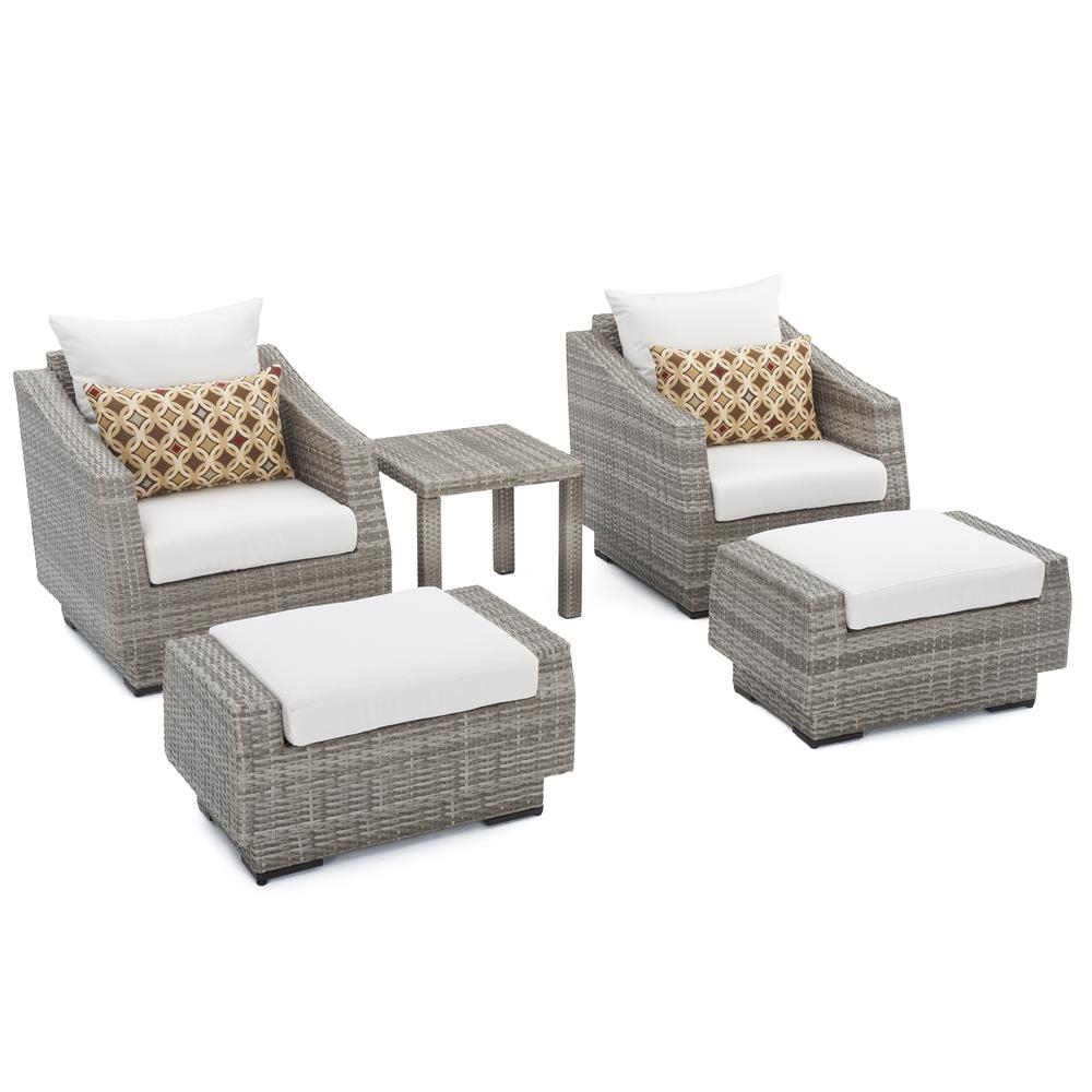 Outdoor Chairs With Ottoman Visualhunt, Patio Furniture Set Outdoor Chairs With Ottomans