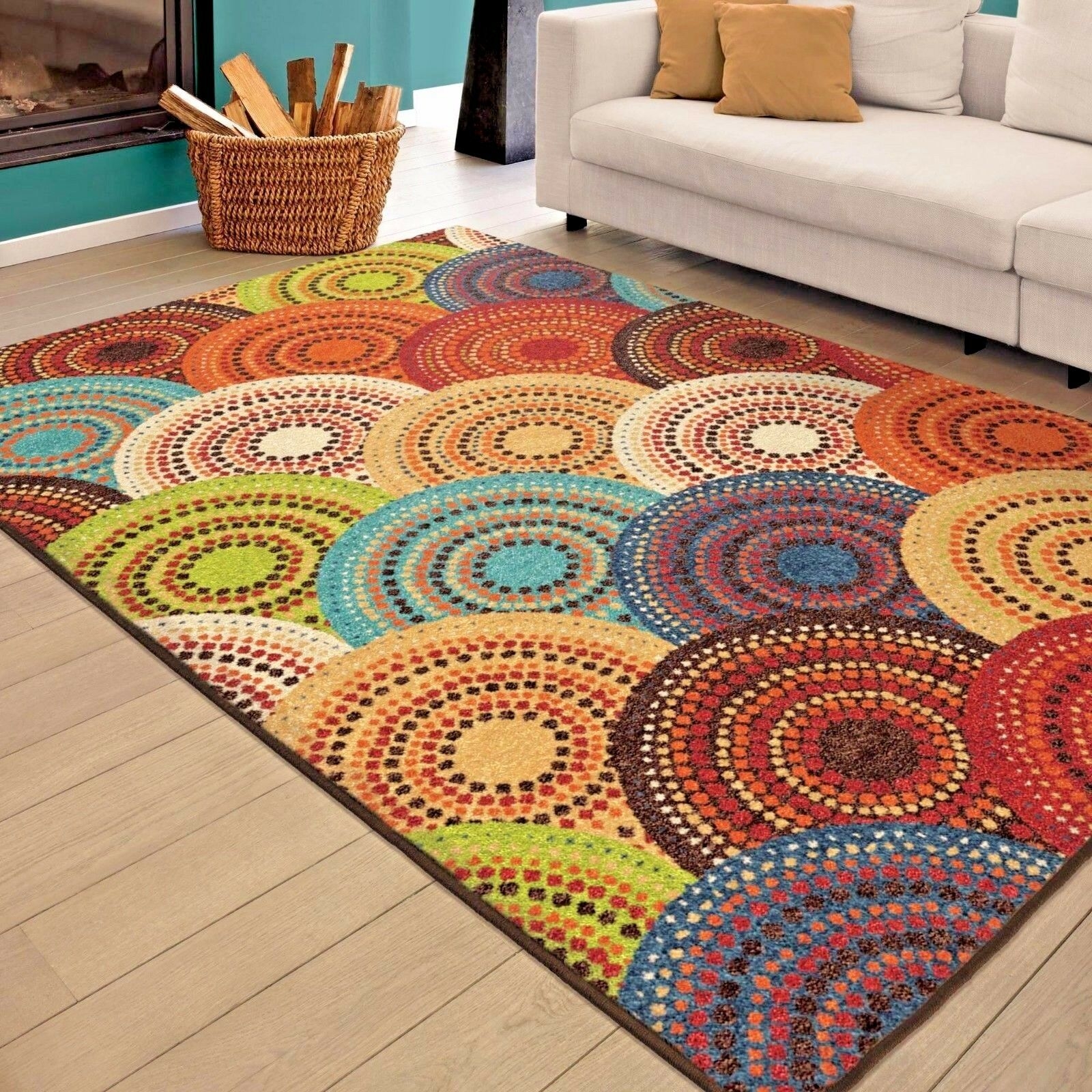 Colorful Rugs For Living Room Visualhunt, Colorful Modern Rugs
