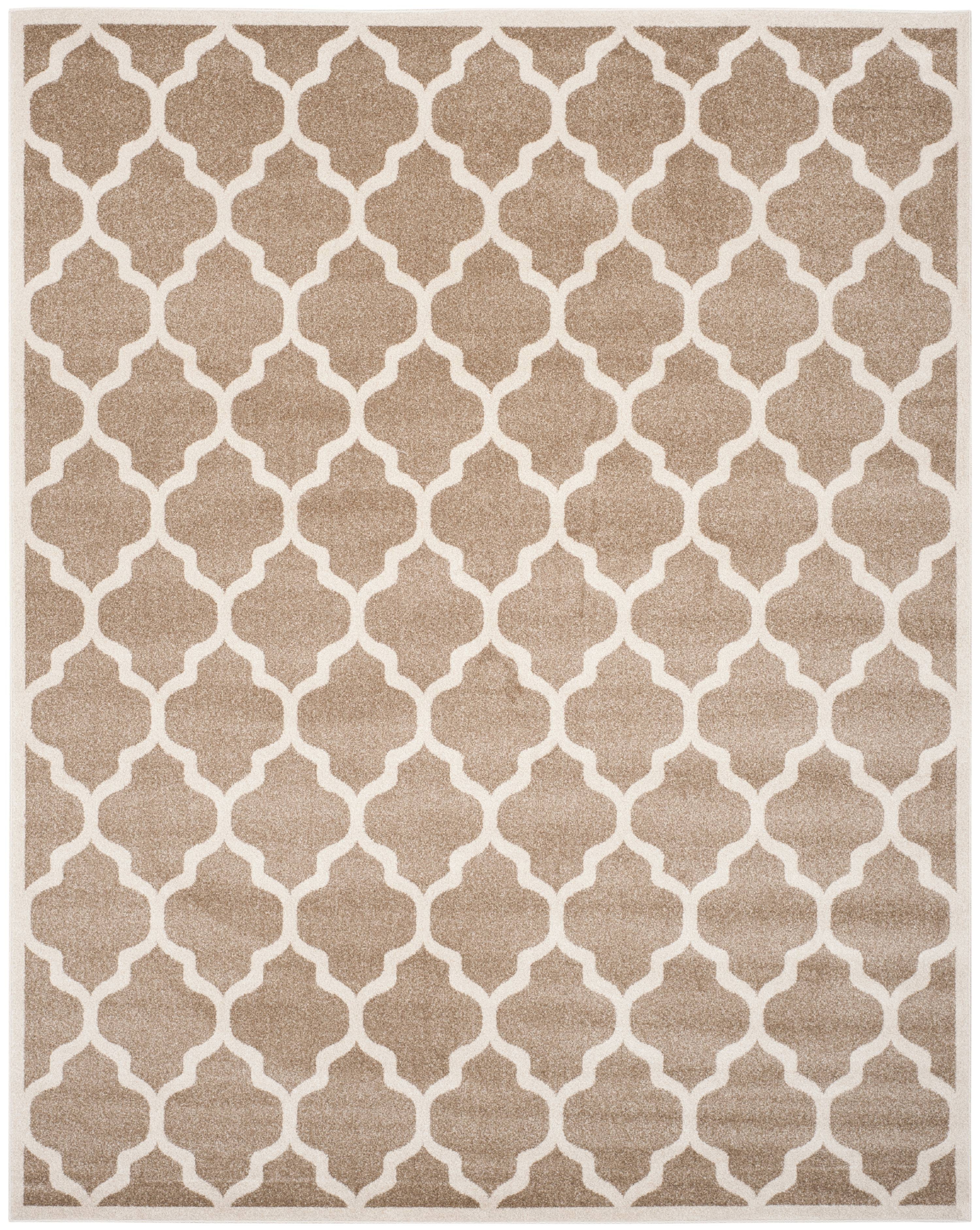 Safavieh Amherst Collection AMT420B Light Grey and Beige Indoor/Outdoor Area Rug