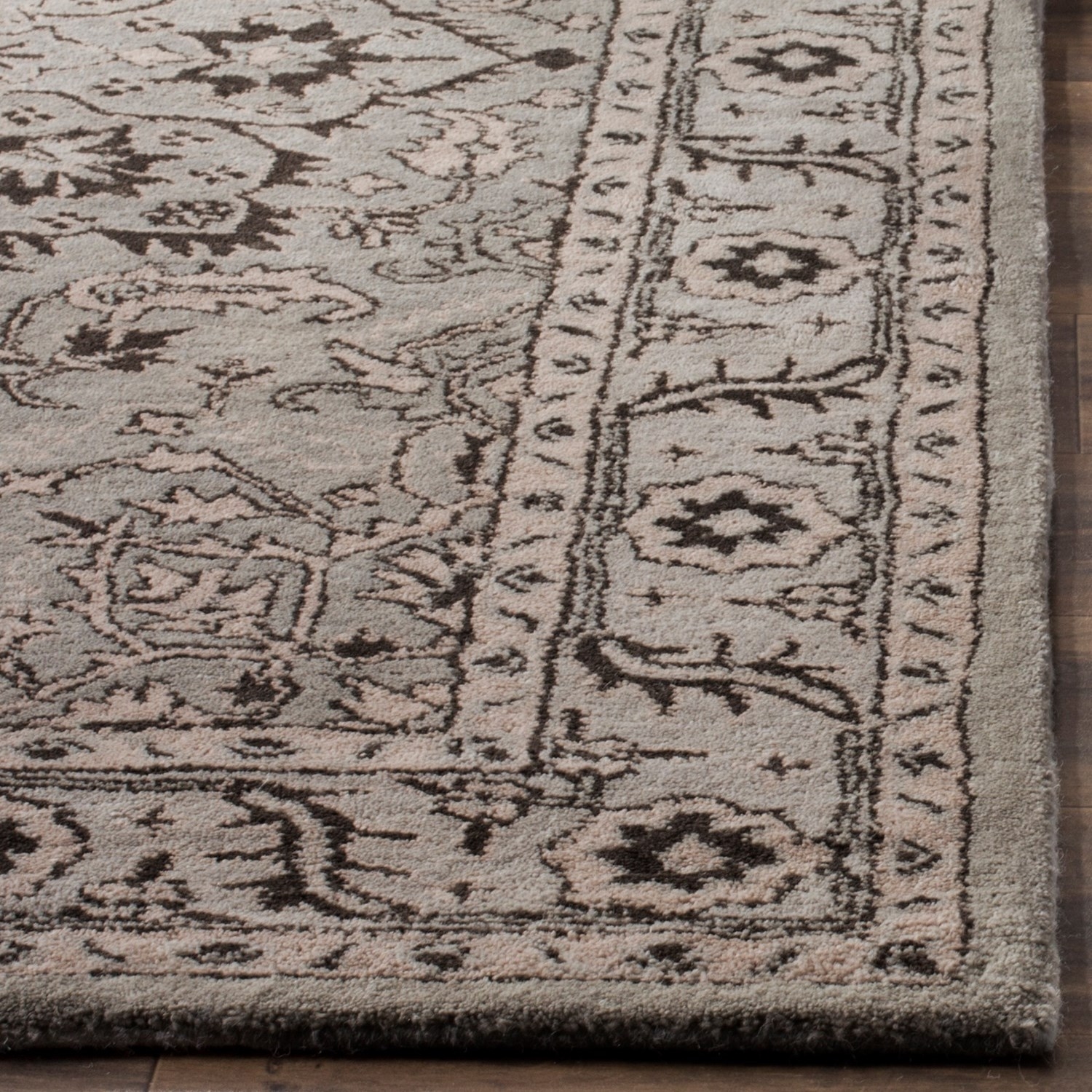 Safavieh Antiquity Collection Grey and Beige Area Rug ...