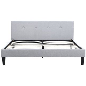 San Francisco Queen Bed Frame | Upholstered Low Profile ...