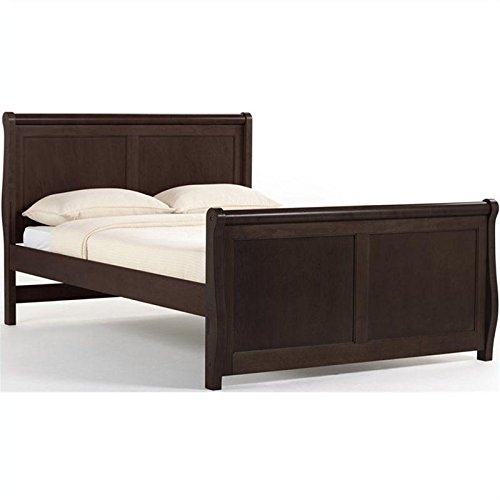 School House Chocolate Full Sleigh Bed With Trundle ...