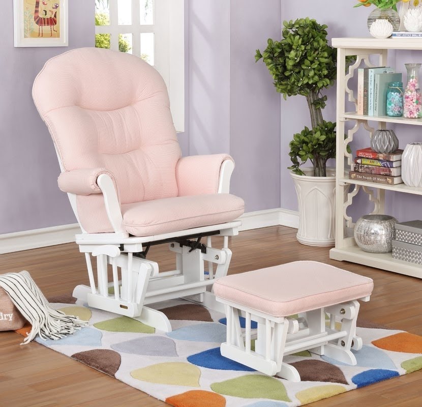 Schulze Glider Rocking Chair and Ottoman