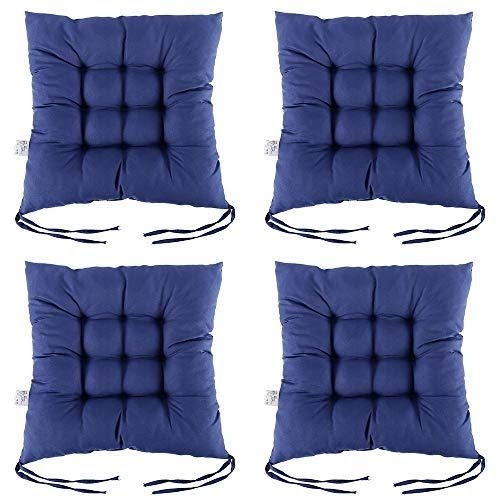 Chair Pads With Ties Visualhunt - Dining Room Chair Seat Cushions With Ties