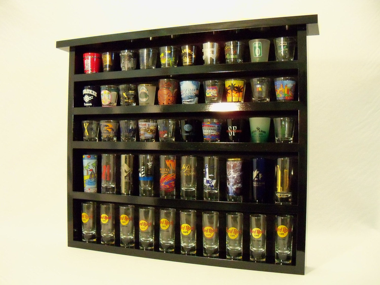 50 state shot glass display case